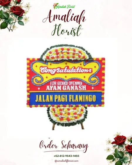 Sewa Papan Bunga Gedung Raja